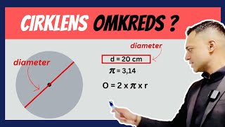 OMKREDS af en Cirkel ⭕️   Geometri Matematik folkeskolen [upl. by Ahsaenat349]