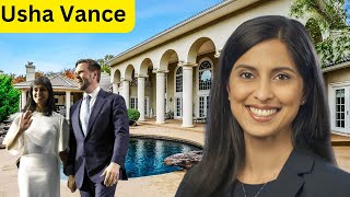 Meet Usha Vances Husband 3 Children Age Height House Tour Lifestyle And Net Worth [upl. by Idnir927]