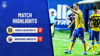 Highlights  Kerala Blasters 21 NorthEast United FC  Match 81  Hero ISL 202122 [upl. by Hosfmann]