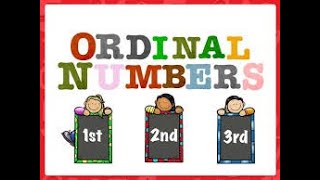 Ordinal Numbers [upl. by Bundy961]