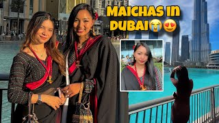 I’m in DUBAI🥺😍WEARING NEWARI DRESSDream come True😭bhawanamallavlogs [upl. by Oinigih493]