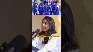 Pakistani Player abused Me 😯Mithali Raj shorts cricket podcast [upl. by Erdah]