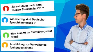 Als Beamter Jura studieren  Ausbildung Staatlich oder Kommunal  Ich beantworte Zuschauerfragen [upl. by Nahtanoj896]