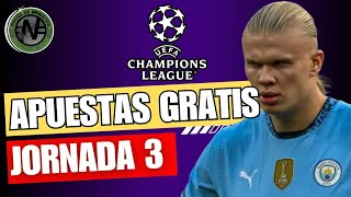 Apuestas Champions League 2024 Jornada 3 Pronósticos deportivos Champions League ⚽ 💰 [upl. by Madelene]