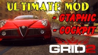 GRID 2 Ultimate MOD  Graphic amp Cockpit View MOD  Gameplay PC Multiplayer [upl. by Ainyt]