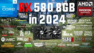 RX 580 8GB Test in 40 Games in 2024 [upl. by Sawyor]