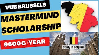 Virje University Brussels VUB Scholarship and admission  Mastermind scholarship  GSZEducation [upl. by Ettenel]