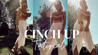 How I created this cinched look Tutorial Beginner FriendlyDIY [upl. by Vachell771]