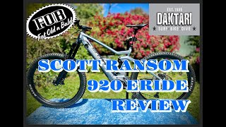 Scott Ransom 920 eRide Reviewed by FOB [upl. by Avuha943]