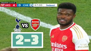 THOMAS PARTEY PERFORMANCE IN TOTTENHAM VS ARSENAL 23 PREMIER LEAGUE [upl. by Dion]