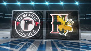 901 Halifax Mooseheads 1 Québec Remparts 5  12 05 23 [upl. by Neehcas]