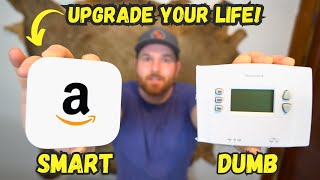 Install an AMAZON Smart Thermostat 2Minute Tutorial Ep10 [upl. by Lielos]