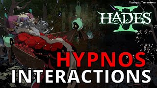 Hypnos Interactions  Hades 2 Technical Testing [upl. by Ytsud]