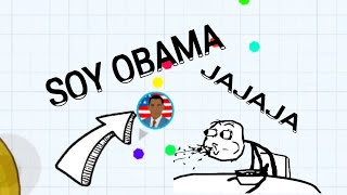 SOY OBAMA EN AGARIO 🤣🤣 [upl. by Ijat]