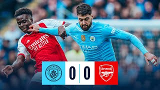 HIGHLIGHTS CITY AND ARSENAL SHARE SPOILS AFTER ETIHAD BLANK CHECK  Man City 00 Arsenal [upl. by Lynda]