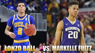 Lonzo Ball vs Markelle Fultz NBA Draft Breakdown [upl. by Akinej]