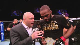 UFC 172 Jon Jones Octagon Interview [upl. by Amitak16]