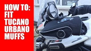 How To Fit Tucano Urbano Muffs to an Adventure Bike [upl. by Gathard]