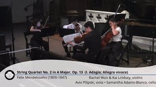 Mendelssohn String Quartet No 2 in A Major Op 13 [upl. by Sacksen678]