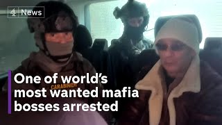 Italian mafia boss arrested in Sicily after 30 years on the run [upl. by Andrien746]