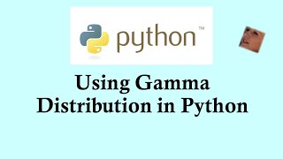 Doing statistics using Python programming  Using Gamma distribution in Python [upl. by Gorga]