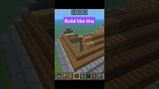 Wooden house in Minecraft  survival house Minecraft  Minecraft wooden house minecraft shorts [upl. by Otrevogir]