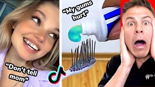 Orthodontist Reacts To Crazy Braces Tiktoks [upl. by Elvin]