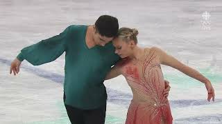 Marjorie Lajoie  Zachary Lagha – 2024 World Figure Skating Ice Dance FD CBC [upl. by Aysahc360]