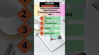 4️⃣4️⃣7️⃣RAZ VERBAL LXXXIII📚✍️📝test quiz razonamientoverbal shorts testdeculturageneral trivia [upl. by Tennes]