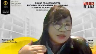 Sidang Promosi Doktor Masarina Flukeria [upl. by Zamir736]