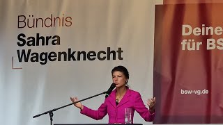 Frankfurt  Sahra Wagenknecht  komplette Rede  29052024 [upl. by Ramma]