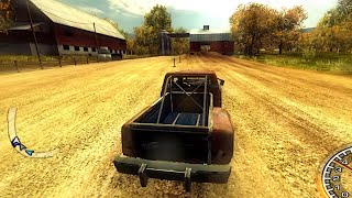 FlatOut 2 Roamer Car Gameplay  Farmlands 2 Derby Initiation Cup Track 2 Full HD 60FPS [upl. by Tay]