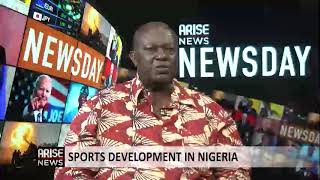 The return of the National Sports commission  Effiong Nyong on Arise TV [upl. by Anyak]