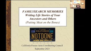 FamilySearch Memories  Writing Life Stories of Your Ancestors and Others [upl. by Sedgewake421]