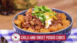 Chilli and Sweet Potato Cubes  Operation Transformation [upl. by Alakcim]