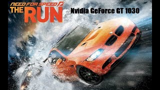 Need For Speed The Run FPS Test Nvidia GeForce GT 1030 INTEL Xeon E52630v2 [upl. by Porush370]