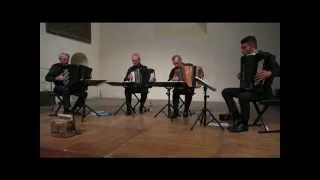 QUATUOR TOULOUSE ACCORDEON RODEZ sept 2014 13 Rhapsody in blue George Gershwin [upl. by Luap]