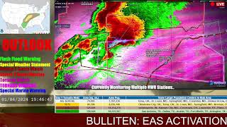 Tornado Warning MO 4124 NWR EAS1541 [upl. by Coulter]