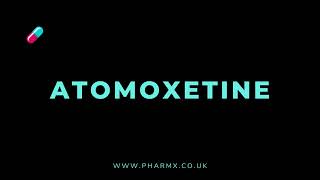 How to pronounce Atomoxetine [upl. by Aynotel]