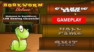 Bookworm Deluxe 2003 Classic Mode Gameplay 4K 60 FPS PC [upl. by Ilahtan]