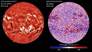 Hα 20241030  Spectroheliograph Data [upl. by Tibold]