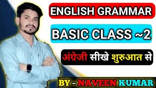 Basic Grammar2phraseClauseSentenceBy Naveen sir [upl. by Langille642]