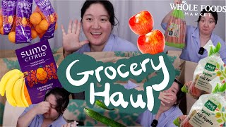 unbag with me Whole Foods delivery grocery haul amp what they forgot [upl. by Rist]