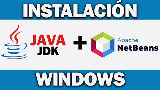 Cómo Instalar JDK y NetBeans Para iniciar En JAVA 2024 Última Versión [upl. by Flessel]