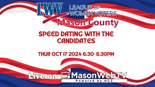 Speed Dating with Candidates Forum Oct 17 2024 [upl. by Kamat973]