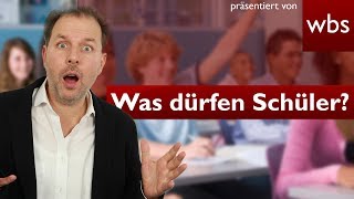 20 Dinge die Schüler nicht dürfen aber trotzdem machen  Rechtsanwalt Christian Solmecke [upl. by Fen]