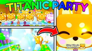 HATCHING 20 TITANIC PETS AT ONCE in Pet Simulator 99 [upl. by Eima]