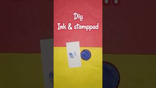 🧡✨ How to make Ink amp Stamppad  DIY Ink in tamil shorts diycrafts craft diy artandcraft [upl. by Aundrea]