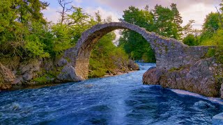 Medieval Packhorse Bridge amp River Sounds Tranquil Escape to Scotland [upl. by Vitale]