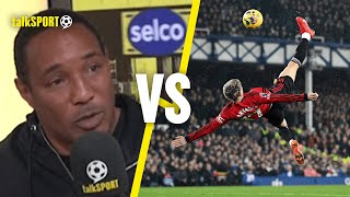 Paul Ince Controversially Claims Overhead Kicks Are About Luck After Garnachos Goal vs Everton ⚽️🤨 [upl. by Waxman]